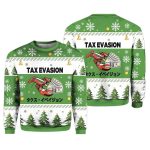 Tux Evasion Funny Christmas Ugly Sweater