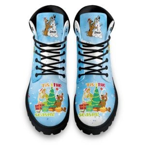 Scooby doo Tis The Season Christmas Boots Shoes