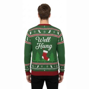 Well Hung Ugly Christmas Sweater2