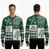 US Army Merry Christmas Veteran Custom Name Ugly Sweater