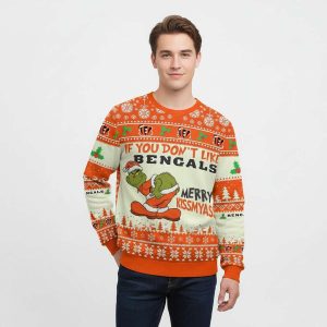 Bengals Grnch Merry Kissmyass Ugly Sweater1
