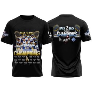 Dodgers World Series 2025 Champions Signature Shirt 2 Dodgers World Series 2025 Champions Signature Shirt2