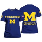 University Of Michigan x Turning Point USA Freedom 3D Shirt