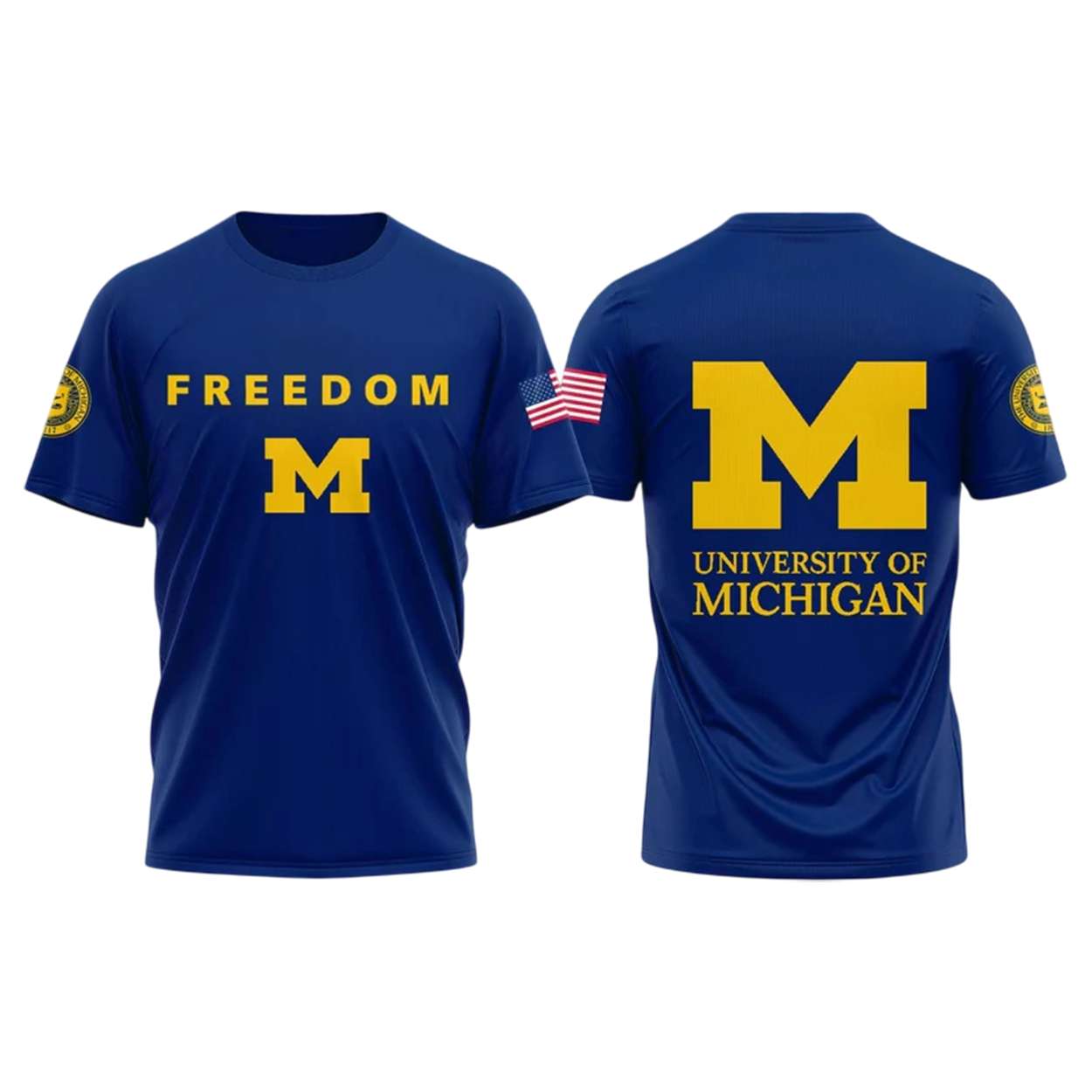 University Of Michigan x Turning Point USA Freedom Shirt University Of Michigan x Turning Point USA Freedom Shirt