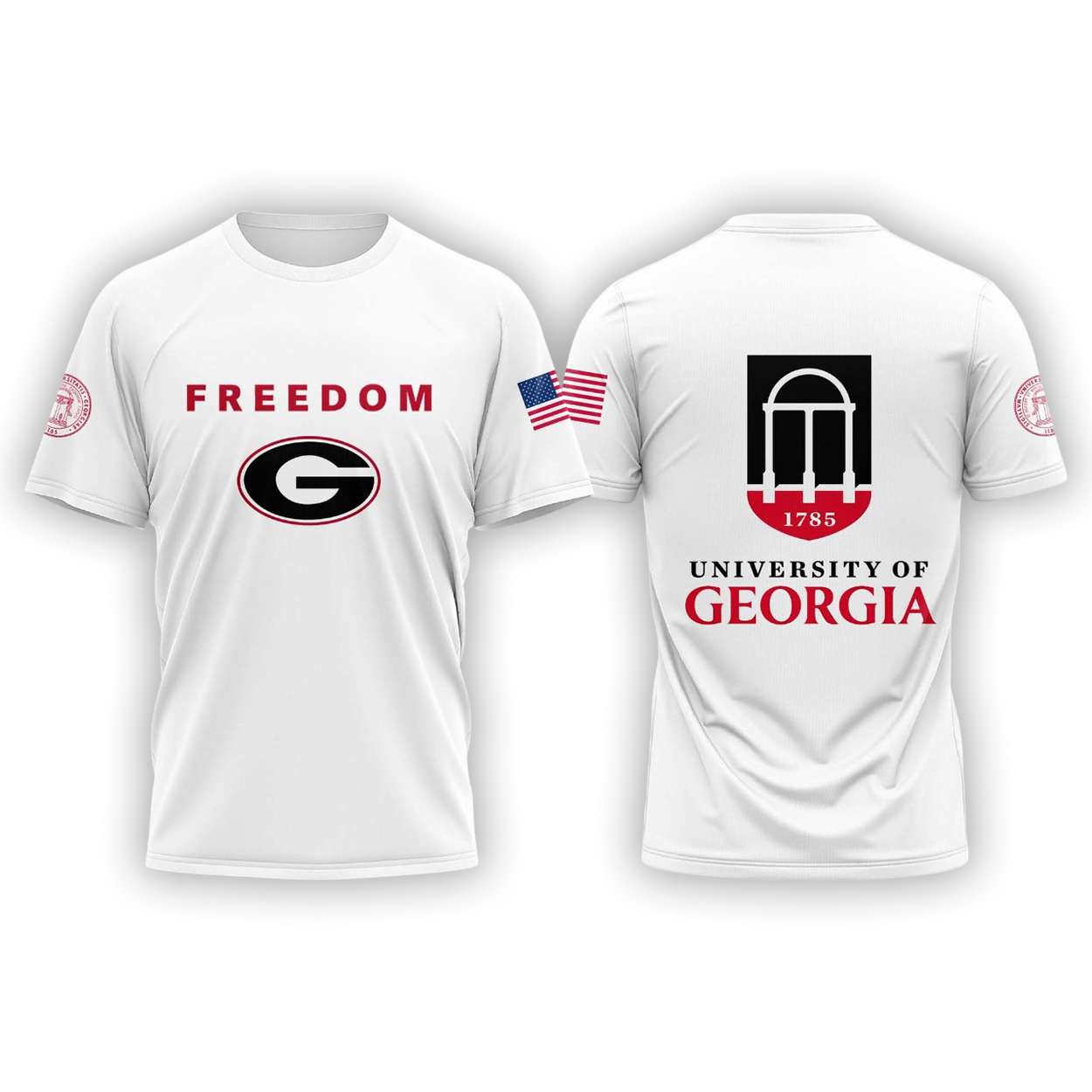 University of Georgia x Turning Point USA Freedom Shirt University of Georgia x Turning Point USA Freedom Shirt