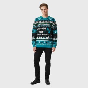 Chernobyl 1986 Safety Operations Team Ugly Christmas Sweater1