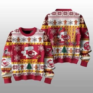 Chiefs They Not Like Us Christmas Ugly Sweater 1 Chiefs They Not Like Us Christmas Ugly Sweater1