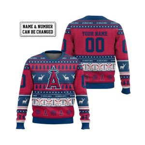 2025 Personalized Angels Ugly Christmas Sweater