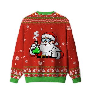 I Believe in Science and Santa Ugly Christmas Sweater1