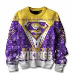 2025 Vikings Merry Super Christmas Ugly Sweater