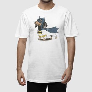 Dachshund Batman Superhero T-shirt 1 Dachshund Batman Superhero T shirt