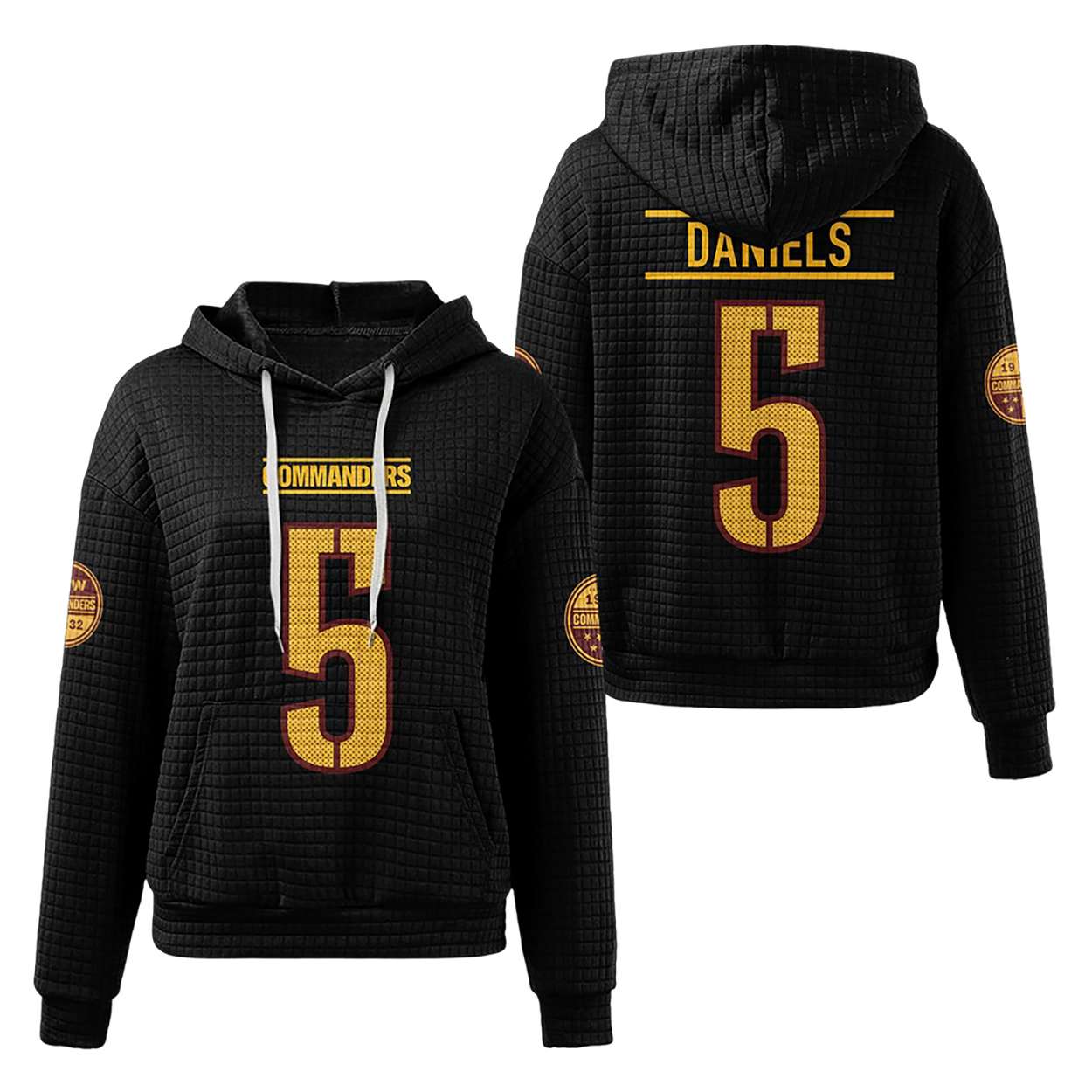 Washington JD 5 Waffle Hoodie Washington JD 5 Waffle Hoodie