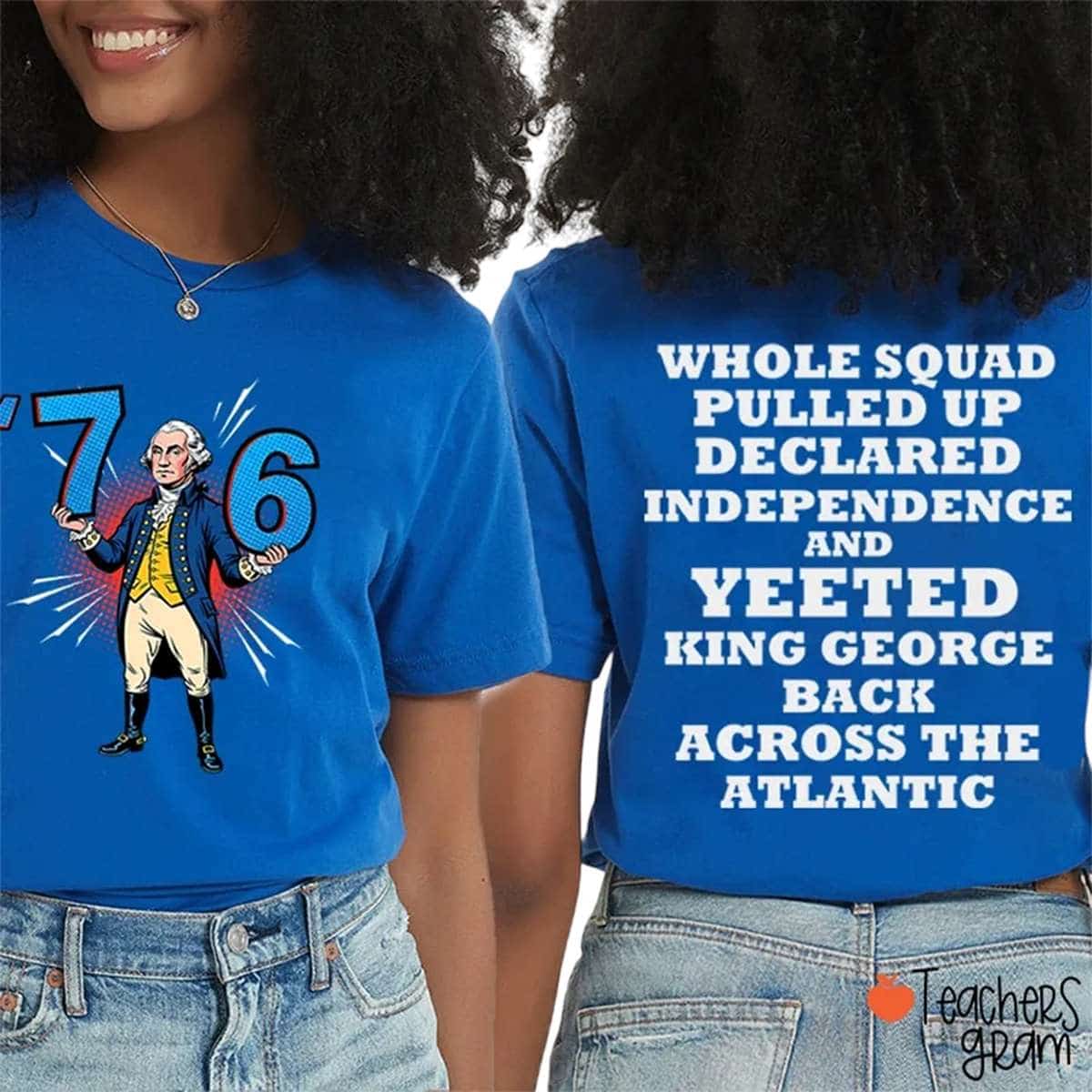 Whole Squad Pulled Up Teacher Two Sided T-Shirt Whole Squad Pulled Up Teacher Two Sided T-Shirt