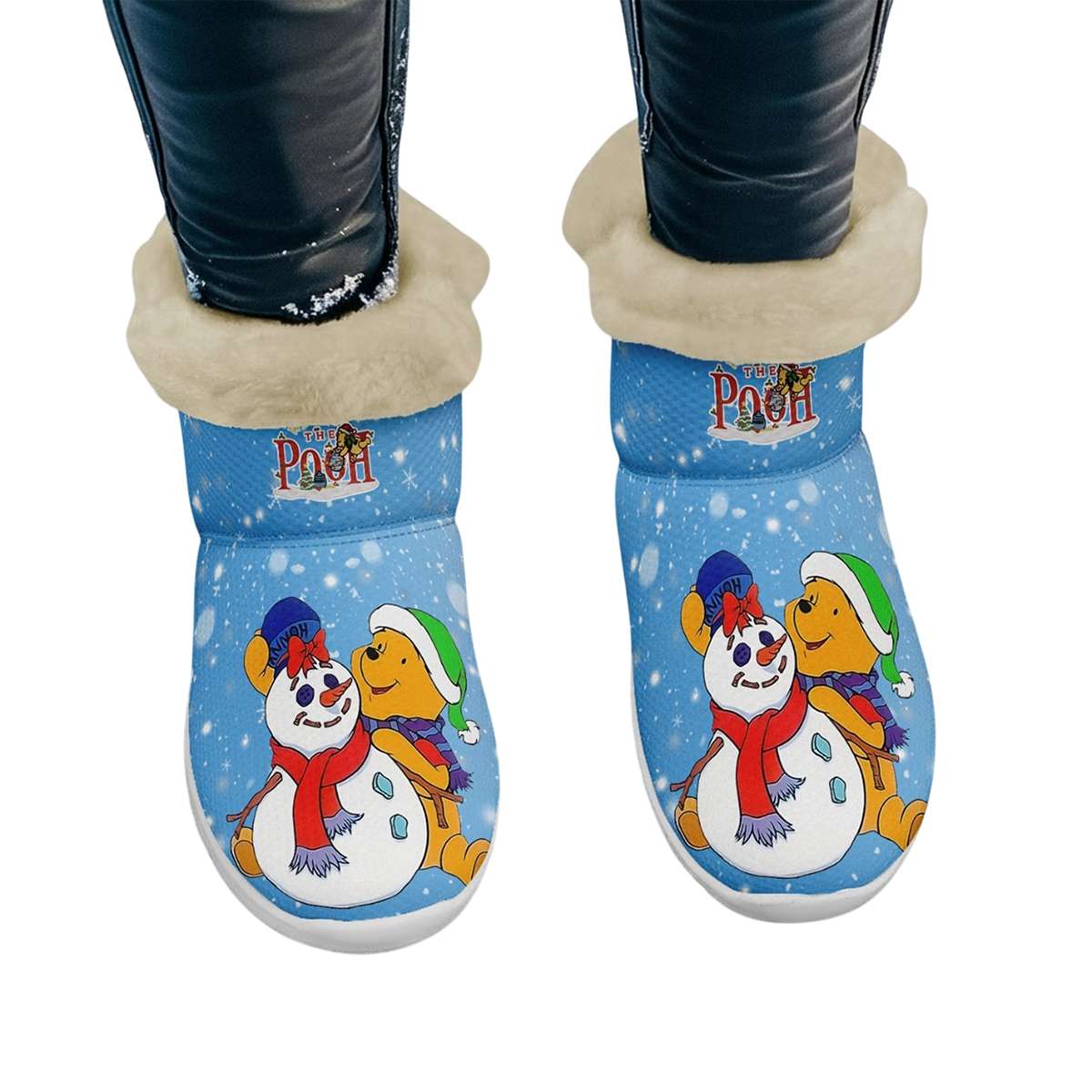 Winnie the Pooh Christmas Snow Boots Shoes Winnie the Pooh Christmas Snow Boots Shoes