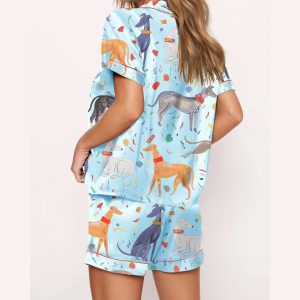 Sighthound Silky Satin Pajama Set3
