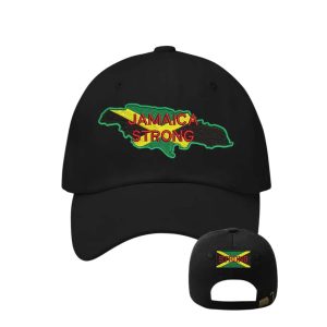 Retro Jamaica Strong Print Baseball Cap 2 Retro Jamaica Strong Print Baseball Cap2