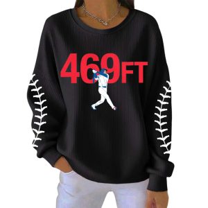 Shohei Ohtani 469 FT Batting Pit Striped Sweatshirt 1 Shohei Ohtani 469 FT Batting Pit Striped Sweatshirt1