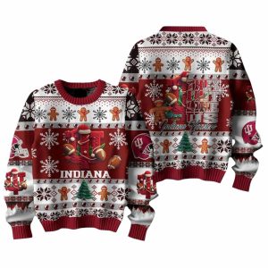 Indiana Football They Not Like Us Christmas Ugly Sweater