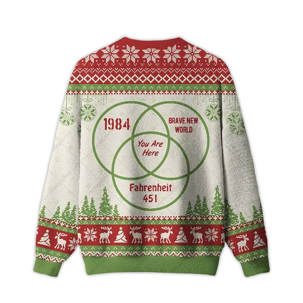 2025 You Are Here Ugly Christmas Sweater 2025 You Are Here Ugly Christmas Sweater
