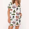 You Serious Clark Christmas Silky Satin Pajama Set