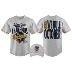 Dodgers We Rule October World Series Champions 2025 Jersey