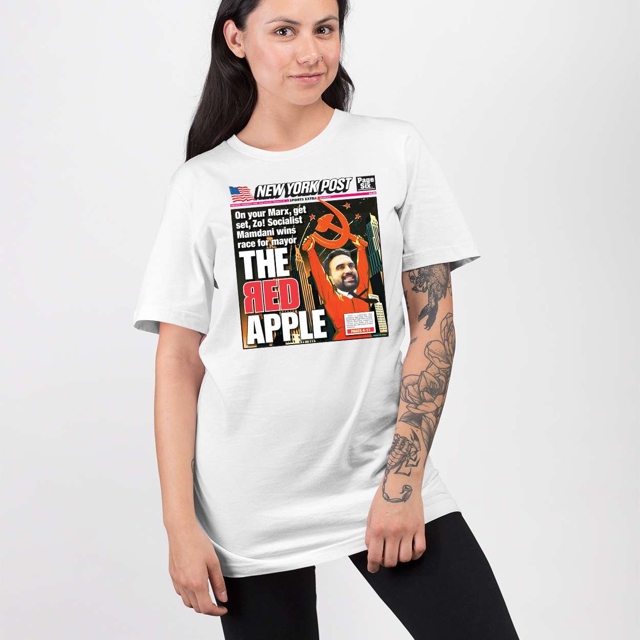 Zohran Mamdani The Red Apple Shirt Zohran Mamdani The Red Apple Shirt