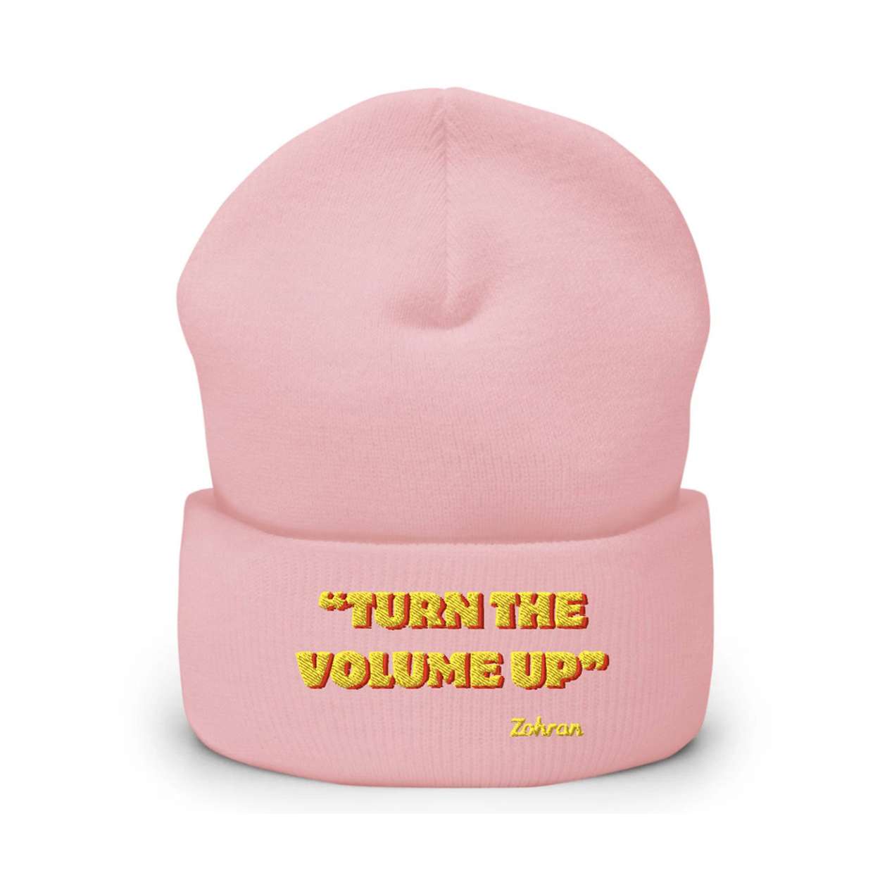 Zohran Turn the Volume Up Beanie Hat Zohran Turn the Volume Up Beanie Hat