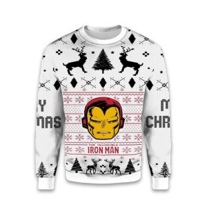 The Invincible Iron Man Ugly Christmas Sweater