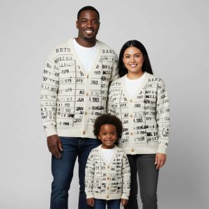 Library Card Unisex Ugly Cardigan Sweaters2