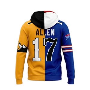 Josh Allen 17 Bills x Wyoming Cowboys Hoodie