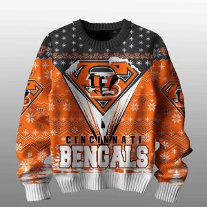 2025 Bengals Merry Super Christmas Ugly Sweater 1 Bengals Merry Super Christmas Ugly Sweater1