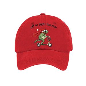 Frog Off To Fight Fascism Hat2