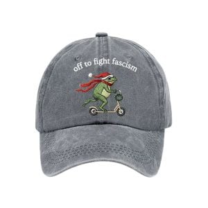 Frog Off To Fight Fascism Hat3
