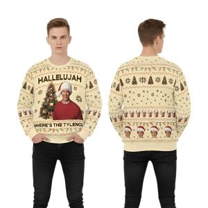 Hallelujah Tylenol National Lampoon’s Christmas Vacation Ugly Sweater