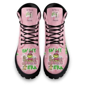 Personalized In My Grnch Era Christmas Boots Shoes1