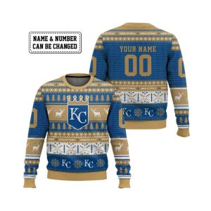 2025 Personalized Royals Ugly Christmas Sweater