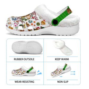 Scooby-Doo Christmas Begin With Christ Fleece Crocs 2 Scooby Doo Christmas Begin With Christ Fleece Crocs2