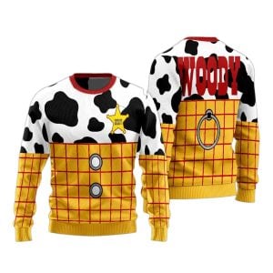 2025 Woody Costume Ugly Christmas Sweater