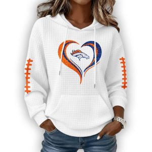 Broncos Heart Waffle Hoodie1