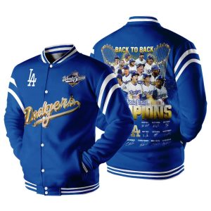 Dodgers World Series 2025 Champions Signature Baseball Jacket