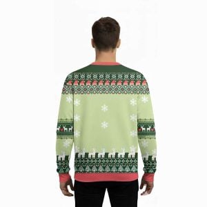 Racoon Im About To Deck These Halls Ugly Christmas Sweater2