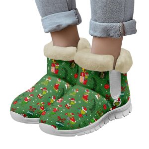 The Grnch This Is Jolly Enough Christmas Snow Boots2