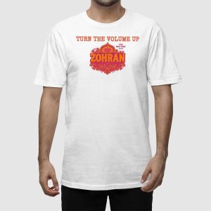 Zohran Mamdani Turn the Volume Up 2025 Shirt 2 Zohran Mamdani Turn the Volume Up 2025 Shirt 3