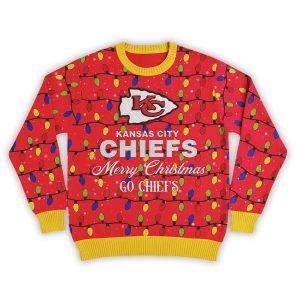 Merry Christmas Go Chiefs Football Ugly Sweater