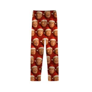Trump Santa Face Funny Pajamas2
