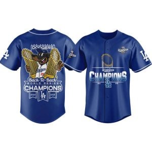 Dodgers 2025 World Series Jersey BACK to BACK Champions