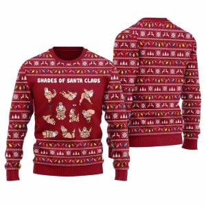 Naughty Shades Of Santa Ugly Sweater