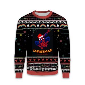 SpiderMan Christmas Is Coming Christmas Ugly Sweater