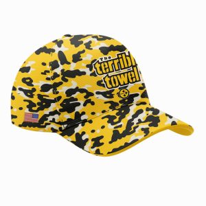 Steelers The Terrible Towel Veteran Camo Hoodie2