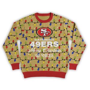 2025 Merry Christmas Go 49ers Football Ugly Sweater 1 Merry Christmas Go 49ers Football Ugly Sweater